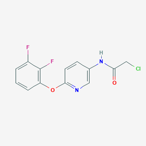 2-Chloro-N-[6-(2,3-difluorophenoxy)pyridin-3-yl]acetamide