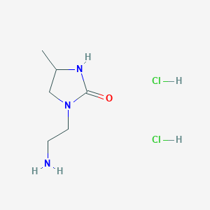 1-(2-Aminoethyl)-4-methylimidazolidin-2-one;dihydrochloride