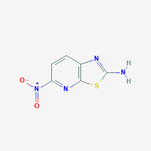 molecular formula C6H4N4O2S B2640285 5-Nitro-[1,3]thiazolo[5,4-b]pyridin-2-amine CAS No. 1211535-67-9