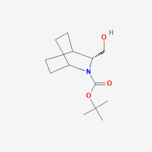 B2640325 (1S,3R,4S)-tert-Butyl 3-(hydroxymethyl)-2-azabicyclo[2.2.2]octane-2-carboxylate CAS No. 869658-28-6
