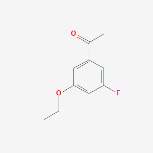 molecular formula C10H11FO2 B2640350 1-(3-Ethoxy-5-fluorophenyl)ethanone CAS No. 1379179-56-2