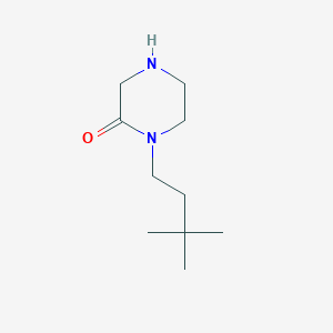 molecular formula C10H20N2O B2640545 1-(3,3-Dimethylbutyl)piperazin-2-one CAS No. 1249798-09-1