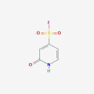 molecular formula C5H4FNO3S B2640572 2-Oxo-1H-pyridine-4-sulfonyl fluoride CAS No. 2305251-83-4