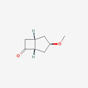 molecular formula C8H12O2 B2640648 (1S,3R,5S)-3-Methoxybicyclo[3.2.0]heptan-6-one CAS No. 2470280-46-5