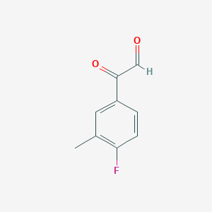 2-(4-Fluoro-3-methylphenyl)-2-oxoacetaldehyde