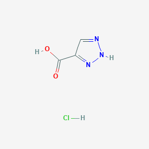 molecular formula C3H4ClN3O2 B2640702 3H-1,2,3-triazole-4-carboxylic acid hydrochloride CAS No. 2365418-30-8