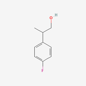 molecular formula C9H11FO B2640714 2-(4-Fluorophenyl)propan-1-ol CAS No. 59667-20-8
