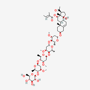 molecular formula C60H96O22 B2640730 Hoodigoside I CAS No. 946409-71-8