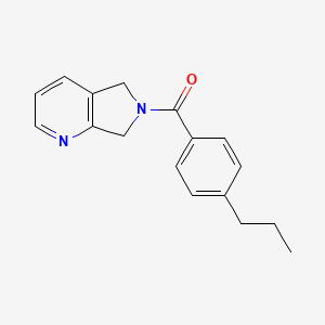(4-propylphenyl)(5H-pyrrolo[3,4-b]pyridin-6(7H)-yl)methanone