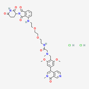 molecular formula C40H47Cl2N7O10 B2640953 dBRD9 dihydrochloride CAS No. 2341840-98-8