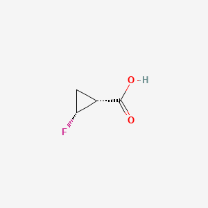 B2640970 (1R,2R)-2-Fluorocyclopropanecarboxylic acid CAS No. 105919-34-4; 127199-13-7