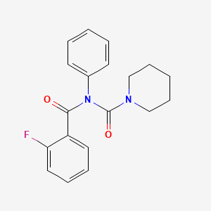 N-(2-fluorobenzoyl)-N-phenylpiperidine-1-carboxamide