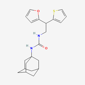 1-(Adamantan-1-yl)-3-[2-(furan-2-yl)-2-(thiophen-2-yl)ethyl]urea