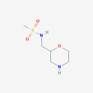 N-(morpholin-2-ylmethyl)methanesulfonamide