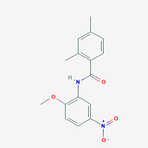N-(2-methoxy-5-nitrophenyl)-2,4-dimethylbenzamide
