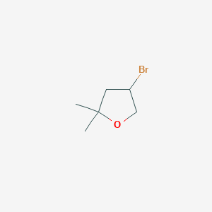 molecular formula C6H11BrO B2641031 4-Bromo-2,2-dimethyloxolane CAS No. 1193-08-4