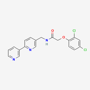 N-([2,3'-bipyridin]-5-ylmethyl)-2-(2,4-dichlorophenoxy)acetamide