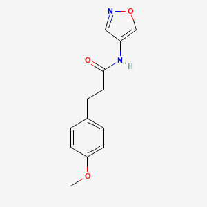 N-(isoxazol-4-yl)-3-(4-methoxyphenyl)propanamide