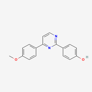 4-[4-(4-Methoxyphenyl)-2-pyrimidinyl]benzenol