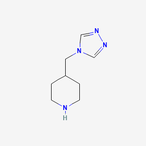 4-[(4H-1,2,4-Triazol-4-yl)methyl]piperidine