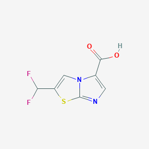 2-(Difluoromethyl)imidazo[2,1-b][1,3]thiazole-5-carboxylic acid