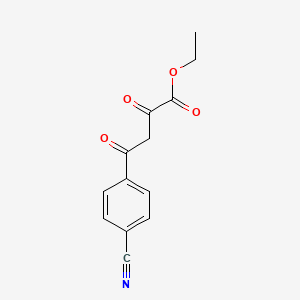 Ethyl 4-(4-cyanophenyl)-2,4-dioxobutanoate
