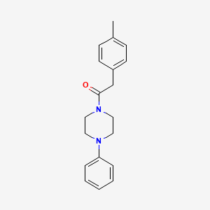 2-(4-Methylphenyl)-1-(4-phenylpiperazin-1-yl)ethanone