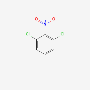 molecular formula C7H5Cl2NO2 B2641196 1,3-Dichloro-5-methyl-2-nitrobenzene CAS No. 63897-12-1; 89692-81-9