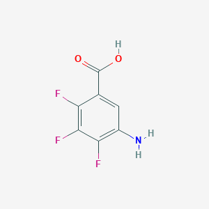 molecular formula C7H4F3NO2 B2641233 5-Amino-2,3,4-trifluorobenzoic acid CAS No. 203916-57-8
