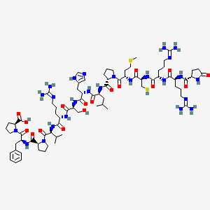 molecular formula C75H119N25O17S2 B2641321 ELA-14 (human) 
