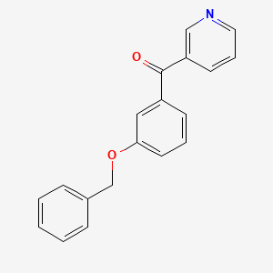 (3-Phenylmethoxyphenyl)-pyridin-3-ylmethanone