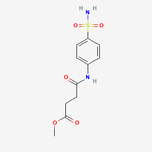 Methyl 4-oxo-4-(4-sulfamoylanilino)butanoate