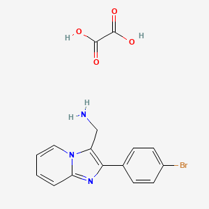 (2-(4-Bromophenyl)imidazo[1,2-a]pyridin-3-yl)methanamine oxalate