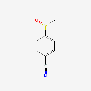 molecular formula C8H7NOS B2641378 4-(Methylsulfinyl)benzonitrile CAS No. 97474-48-1