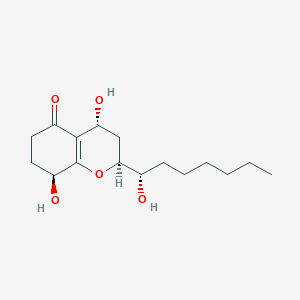 2alpha-[(S)-1-Hydroxyheptyl]-4beta,8alpha-dihydroxy-3,4,7,8-tetrahydro-2H-1-benzopyran-5(6H)-one
