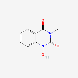 molecular formula C9H8N2O3 B2641457 1-Hydroxy-3-methyl-2,4-(1H,3H)-quinazolinedione CAS No. 23091-70-5