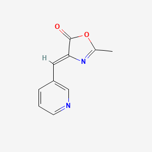 molecular formula C10H8N2O2 B2641524 2-methyl-4-(3-pyridinylmethylene)-5(4H)-oxazolone CAS No. 76315-20-3