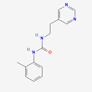 1-(2-(Pyrimidin-5-yl)ethyl)-3-(o-tolyl)urea
