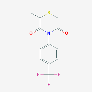 2-Methyl-4-[4-(trifluoromethyl)phenyl]thiomorpholine-3,5-dione