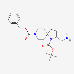 8-Benzyl 1-tert-butyl 2-(aminomethyl)-1,8-diazaspiro[4.5]decane-1,8-dicarboxylate