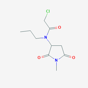 2-Chloro-N-(1-methyl-2,5-dioxopyrrolidin-3-yl)-N-propylacetamide