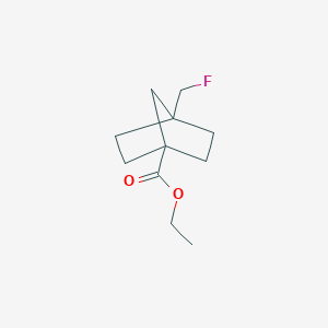 Ethyl 4-(fluoromethyl)bicyclo[2.2.1]heptane-1-carboxylate
