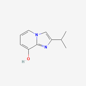 molecular formula C10H12N2O B2641643 8-Hydroxy-2-(i-propyl)imidazo[1,2-a]pyridine CAS No. 204927-59-3