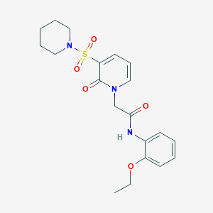 N-(2-ethoxyphenyl)-2-(2-oxo-3-(piperidin-1-ylsulfonyl)pyridin-1(2H)-yl)acetamide