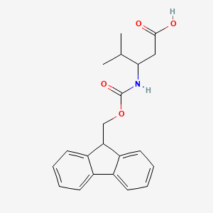B2641684 3-(Fmoc-amino)-4-methylpentanoic acid CAS No. 172695-33-9; 266318-79-0; 282524-93-0
