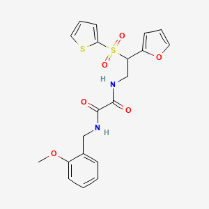 N-[2-(2-furyl)-2-(2-thienylsulfonyl)ethyl]-N'-(2-methoxybenzyl)ethanediamide