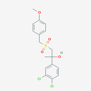 2-(3,4-Dichlorophenyl)-1-[(4-methoxybenzyl)sulfonyl]-2-propanol