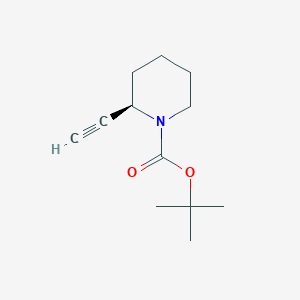 molecular formula C12H19NO2 B2641711 tert-Butyl (R)-2-ethynylpiperidine-1-carboxylate CAS No. 1456930-67-8