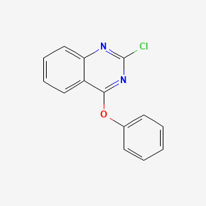 molecular formula C14H9ClN2O B2641743 2-Chloro-4-phenoxyquinazoline CAS No. 858027-20-0