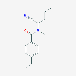 molecular formula C15H20N2O B2641797 N-(1-cyanobutyl)-4-ethyl-N-methylbenzamide CAS No. 2094521-61-4